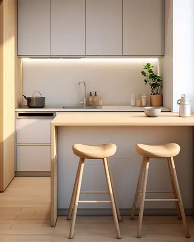 küche-mit-kleinem-raum-modernes-design